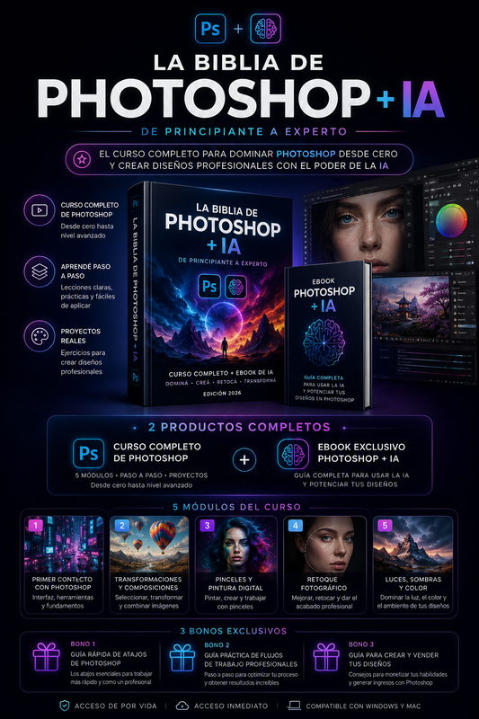 La Biblia de Photoshop + IA